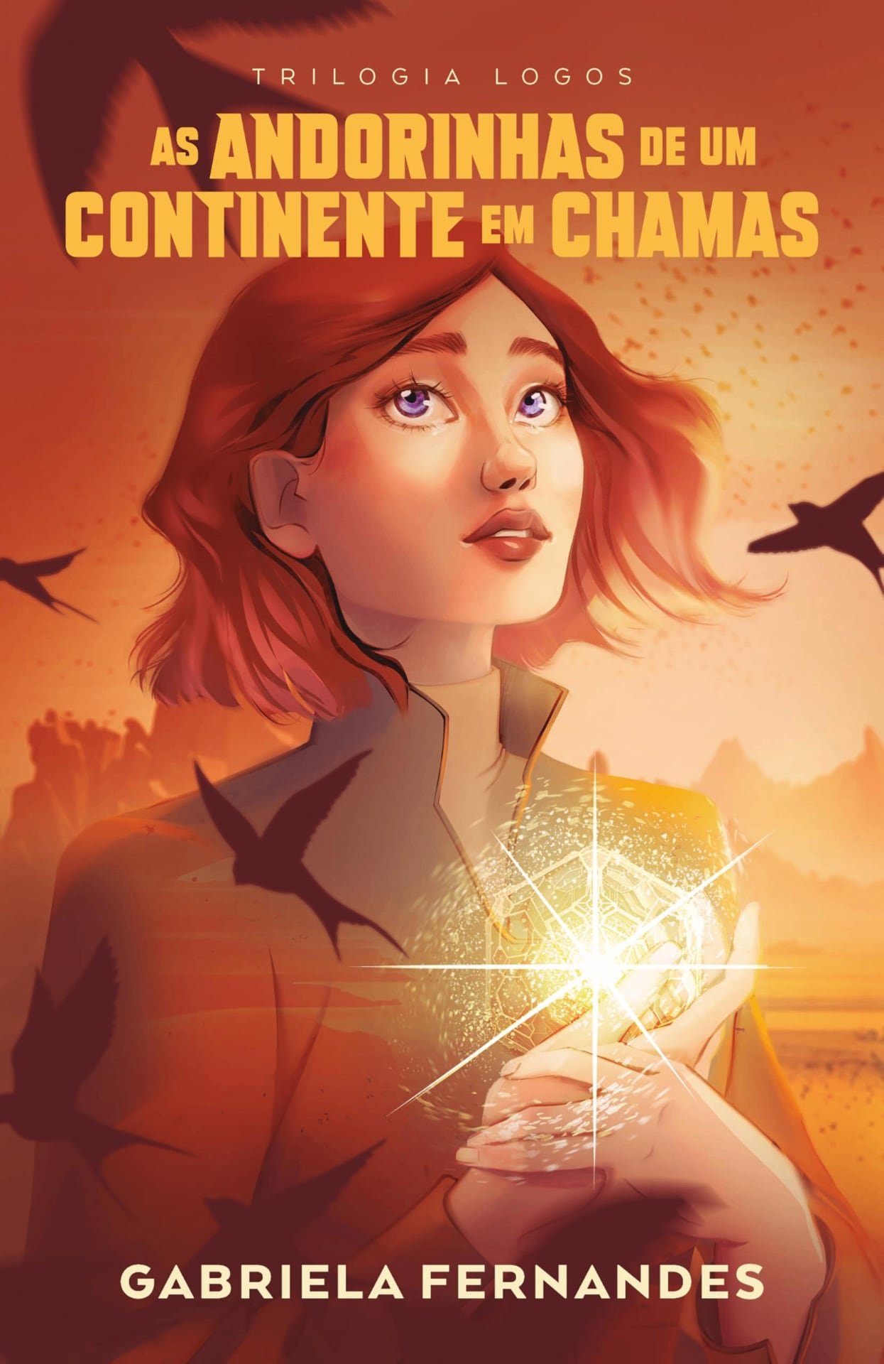 Capa de As Andorinhas de um Continente em Chamas
